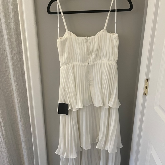 Lulus Tiered Bustier Midi Dress - Picture 2 of 4